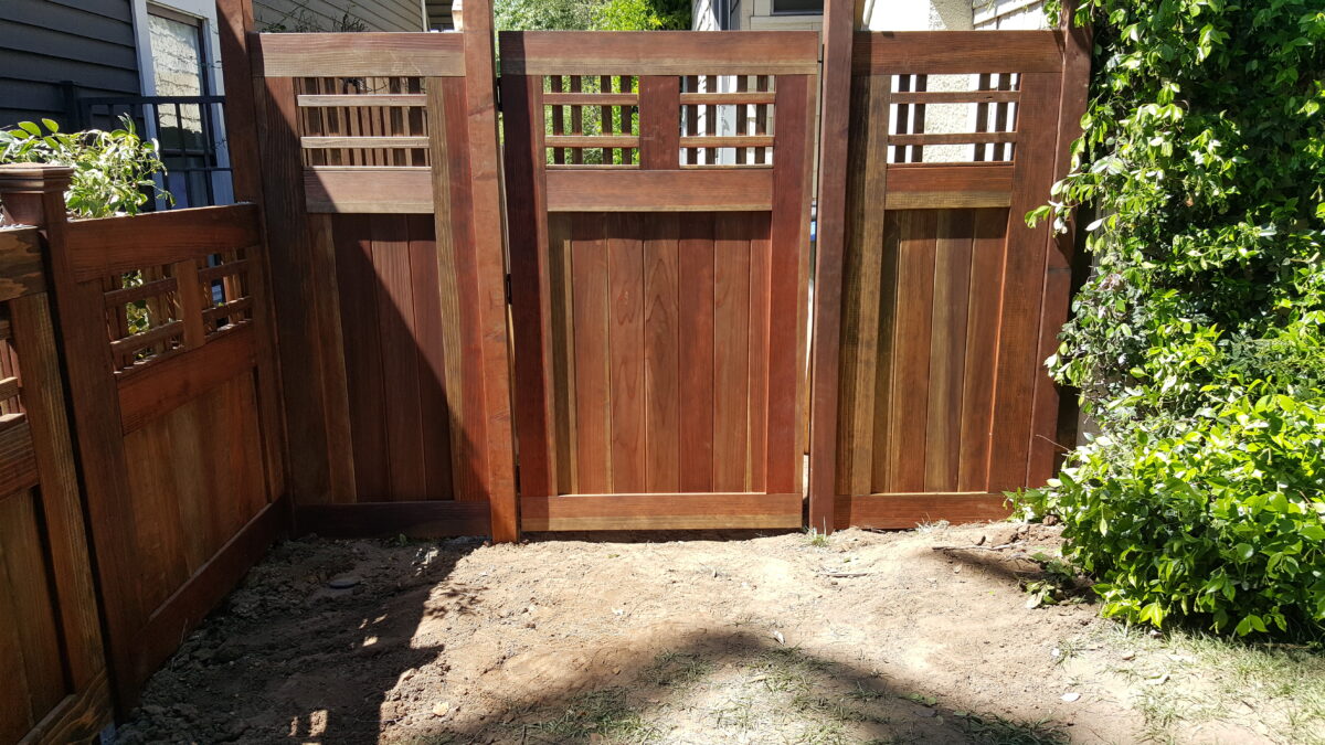 pasadena custom wooden gate