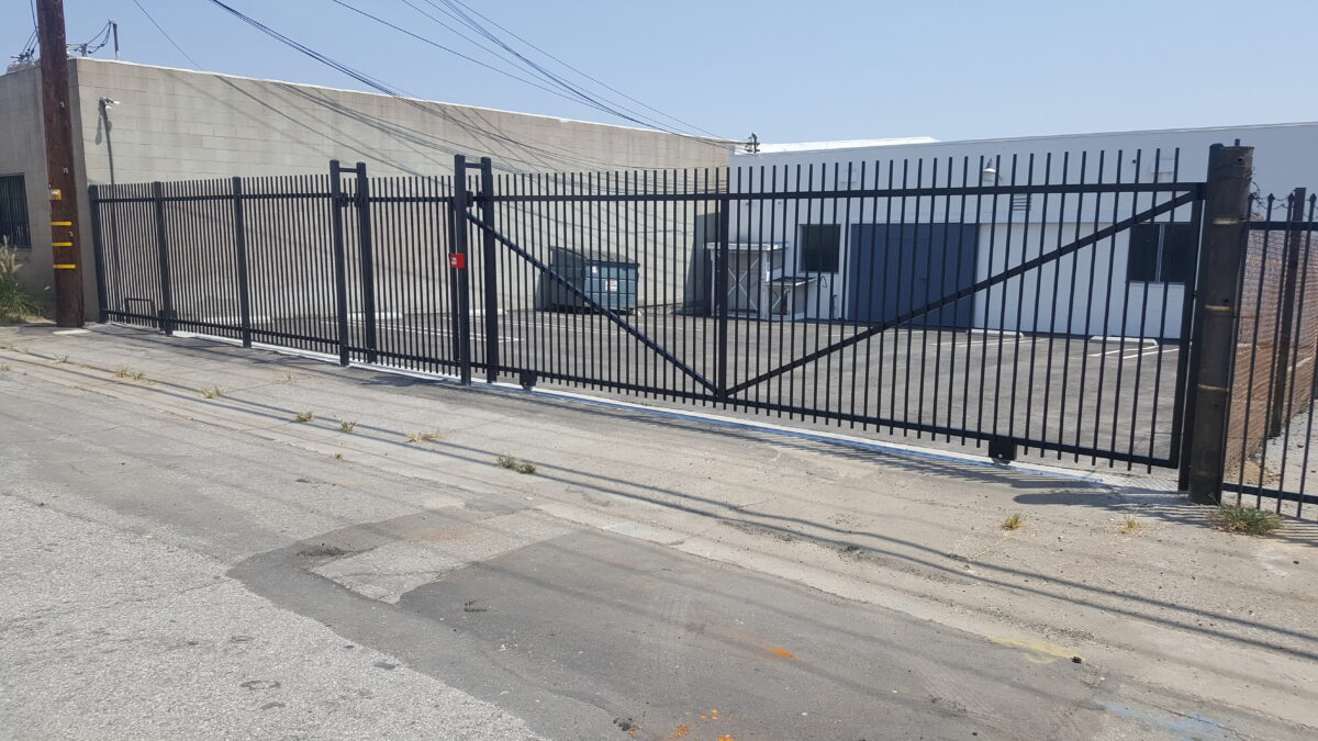 commercial fence and gate