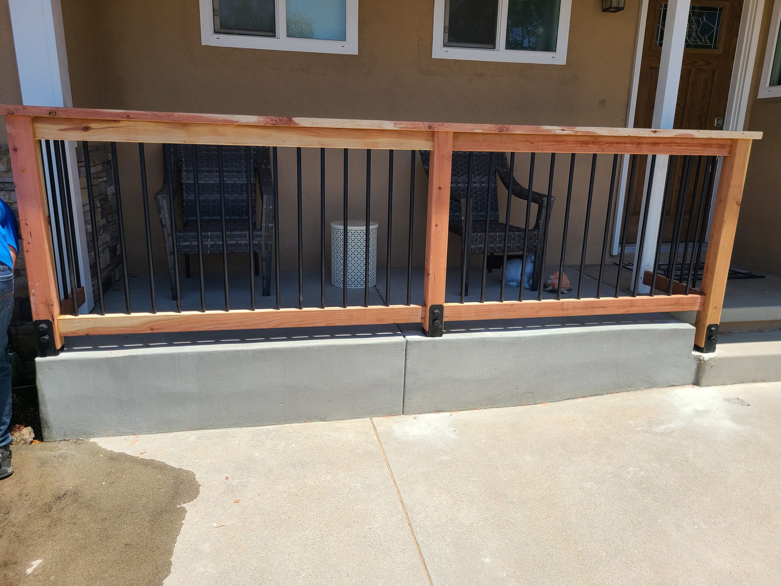 iron porch rail